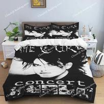Rock Band T-The Cure Logo Sheets Quilt Covers Bedding Dormitory Sheets Three-piece Bedding Set Soft Warm Bedding Set 135cmx200cm