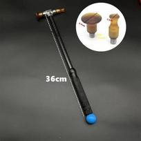 Car Dent Repair Hammer Body Repair Percussion Leveling Hammer Replaceable Traceless Repair Tool Carbon Fiber And Stainless Steel 4 black