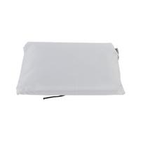 IBC Tote Cover with Zipper 420D Oxford Fabric Outdoor Water Tank Protective Cover Windproof Silver 120x100x116cm / 47.2x39.4x45.7in