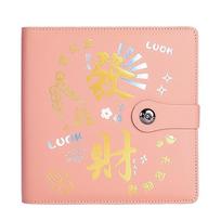 PU Mini Binder Savings Challenge Get Rich Overnight Savings Challenges Book  Couples rožinė