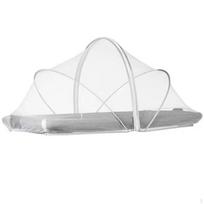 Sulankstomas lopšio tinklelis su užtrauktuku, palapinės tinklelis darželiui, vaikams White 95-55cm white