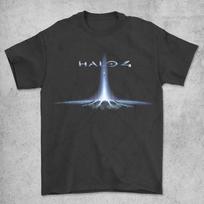 Halo 4 T-Shirt Vintage Style Xbox 360 Video Game Graphic Tee S-4XL XL gray