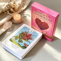 Simplicity Lenormand Deck, 41 Pcs Beautifully Illustrated Cards with Meaningful Symbolism with Yes, No, Maybe Cards 9*6cm įvairiaspalvis