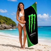 Monster Energy Quick Dry Microfiber Beach Towel Soft Absorbent Sand Resistant Towel For Beach Pool Travel Summer 70cmx140cm(27x55inch)