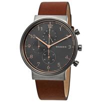 SKAGEN Ancher Chronograph Pilkas Ciferblatas Vyriškas Laikrodis Vyriškas Kvarcinis Laikrodis Ancher Chronograph Pilkas Ciferblatas Vyriškas Laikrodis 5 SKW6418 pilka spalva