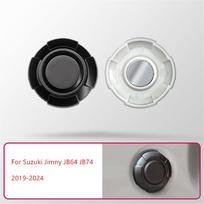 1x Magnetic Car Door Key Hole Decoration Cover For 19-24 Suzuki Jimny JB64 JB74 gray