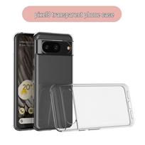 Google Pixel 8 Pro/7A Skaidrus TPU Minkštas Dėklas Pixel 6