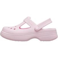Crocs Classic Clog Mary Jane Versatile Comfortable Slip-Resistant Durable Low-Top Sandals Kids sandals Pink 210615-6ZW 28-29 white