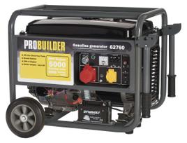 Benzininis generatorius PROBUILDER, nominali galia 5 kW, maksimali 2,05 kW, degalų bako talpa 4 l