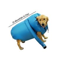 Pet Drying Bag Air Circulation Blower Sack For Pet Cat Hair Drying Suit For Home Dormitory Shower Bathroom Travel Veterinary blue