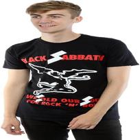 Black Sabbath Men's We Sold Our Soul T-Shirt X-Large Black S juoda