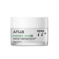 ANUA Heartleaf 77 B3 Cinko raminamasis kremas Raminantis, skaistinantis, apsaugantis odos barjerą 80 ml white