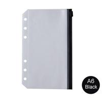 Organizers 6 Ring Loose Leaf Bags Notebook Binder Binder Zipper Folders A5 A6 Size Binder Pockets A6 juoda