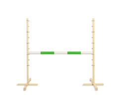Hobby Horse Jumping Fence 120cm, Green Beam
