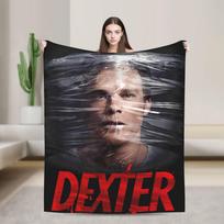 Dexter pledas Kokybiškas Minkštas Šiltas Mėtomasis pledas Ruduo Vaikams Namų Dekoras Pūkuotas Lovatiesė 75x90cm black