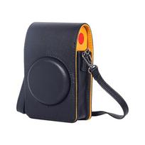 Leather Case Retro Camera Bag for Mini Shot 3 ERA/MS300 Protective Case Solid Color Carry Case with Shoulder Strap juoda