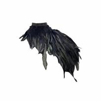 Creative Gothic Style Feather Shawl Party Wear Stage Performance Feather Scarf Gothic Shawl Wedding Party juoda