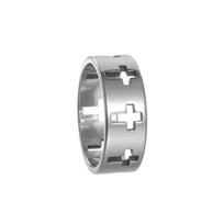 European Titanium Steel Cross Ring - Bestseller Easter Ornament Size 8