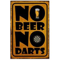 DORA Tin Sign Darts Metal Tin Signs Billiards Pokers Wall Art Posters Plaque Vintage Iron Painting Decoration for Home Cafe Game Room Club Bar 20x30cm（7.8x11.8inch） black