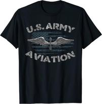 JAV armijos aviacija US Airplanes Pilot Tee Christmas Unisex marškinėliai S įvairiaspalvis