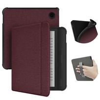 7 inch eReader Case Hand Support Auto Sleep/Wake Protective Shell TPU Wear Resistant for Rakuten KOBO Libra Colour 2024 raudona