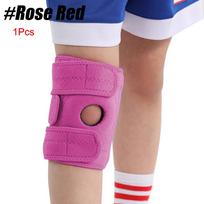 Kids Knee Brace, Open Patella Stabilizer with Adjustable Straps Knee Pads Support for Arthritis, ACL, Relieves Pain, Sports pink