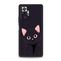Phone Case For Xiaomi Redmi Note 14 13 12 5G 11 10 Pro Plus 4G 9S 9 14C 13C 12C 10C 9C 9A Soft TPU Cover Cute Cat Redmi Note 14 5G