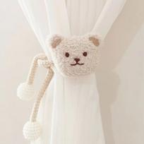 Pearl Buckle Curtain Tie Backs Plush Bear Design Decorative Tie Backs  Home Decoration balta