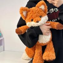 35cm Bėganti lapės lėlė Minkštas pliušinis žaislas Miego pagalvė Pagalvėlė Kalėdinės dovanos vaikams ir mergaitėms Pliušiniai žaislai 35CM orange