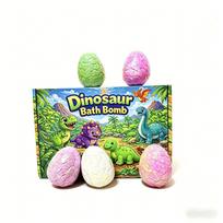 Dinosaur Egg Bath Bomb for Kids - 90g, Fragrant Essential Oil Bubble & Exploding Salt Ball blue