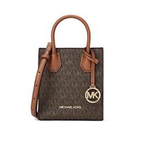 [Pre-Owned] Mercer Mini Brown Coated Canvas Monogram Crossbody Bag - New #V4HEPU ONE SIZE brown