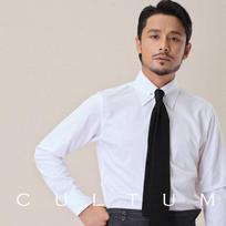CULTUM Liquid Nitrogen Non-Iron Point Collar Men's Long Sleeve Shirt L balta