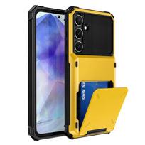 For Samsung Galaxy A15 A25 A35 A55 5G Case Wallet Flip Card Slot Shockproof Armor Funda For Samsung A55 A05s A 25 15 35 55 Cover For Galaxy A15 geltona