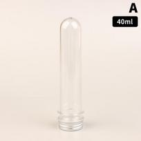 30/40/100 ml naminių gyvūnėlių mėgintuvėlio buteliukas skaidrus cilindrinis plastikinis papildomas buteliukas kaukei, saldainiams, duomenų linijai, maskavimo popieriui 40ml