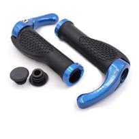 Non Slip Ergonomic Mountain Bike Handlebar Grips for Long Distance Comfort 1Pair mėlyna