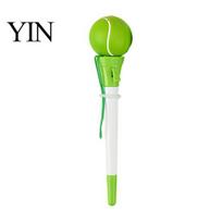 Tactile Sensory Writing Pens Sport Funny Pen, Volleyball/Tennis/Rugby/Basketball/Football/Baseball Design, Creative Decompression Ergonomic 0.5mm B green