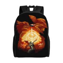Elden Adventure Elden Game Ring Humorous Backpack  Outdoor Style Backpacks Student Design Large School Bags Fun Rucksack One Size black