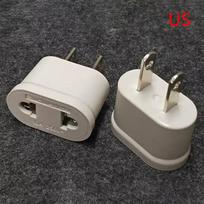 ES / JAV Kištuko Maitinimo Adapteris Amerikietiškas JAV Į ES Lizdą Europos Kelioninis Adapteris Maitinimo Elektros Lizdo Keitiklis Kintamosios Srovės Lizdas US white