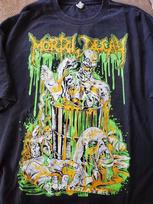 New Rare Mortal Decay Band Rock Music Black S to 5XL Tee Shirt CA021 Unisex T-Shirt XXL white