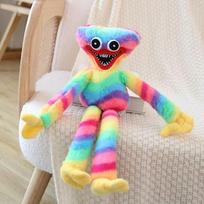 Naujas Poppy Playtime pliušinis lėlės žaislas Pūkuotos medvilninės kimštos lėlės Saulėgrąža Helovinas Vaikų gimtadienio Kalėdų dovana blue