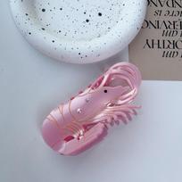 Acetate Shrimp Hair Claw Large Size Lobster Hair Claws Hair Accessories Hair Claw Clips  Women raudona