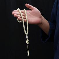 Vidurio Rytų stiliaus Saudo Arabijos maldos karoliukai, 99 karoliukų musulmoniška rožančiaus virvelė, arabų Tasbih juoda