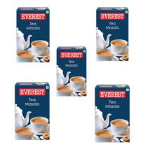 Everest Tea Masala 50 Grams Pack of 5 Premium Spice Blend for Homemade Chai and Beverage Flavoring gray
