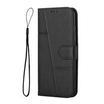 Odinis atlenkiamas dėklas Google Pixel 10 Pro 9 XL 9A 8A 7A 7 8 9 Pro Pixel10 5G Telefonui, Magnetinis Dėklas su Stovu, Piniginė, Telefono Dangtelis PU Leather&Google Pixel 7 juoda