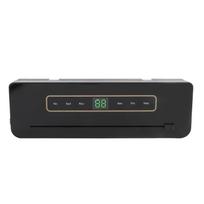 Vacuum Sealer Machine 9 Functions LED Screen 120W Powerful Suction Vacuum Food Sealer with Cutter and 30 Seal Bags US gray