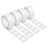 4 dėžutės armavimo etiketės PVC vandeniui atsparios perforuotos armavimo etiketės biurui white