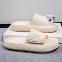 Men's Summer Slippers with Velcro Feel, Sports Slippers, Men's Versatile Men's Slippers 38