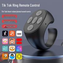 Cross-Border Bluetooth Phone Controller: Selfie Stick, Page Turner, and Ring Remote with Charging Case