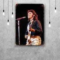 David Essex Vintage Metal Tin Signs Posters Decor Retro Metal Plaque Wall Art Decor for Garage Bar 20x30cm（7.8x11.8inch） gray