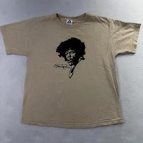VINTAGE Jimi Hendrix Youth Shirt Medium Brown Rock Music Band Concert Tour 2005 4XL gray